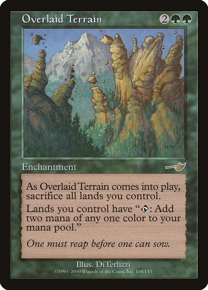 Overlaid Terrain - Foil