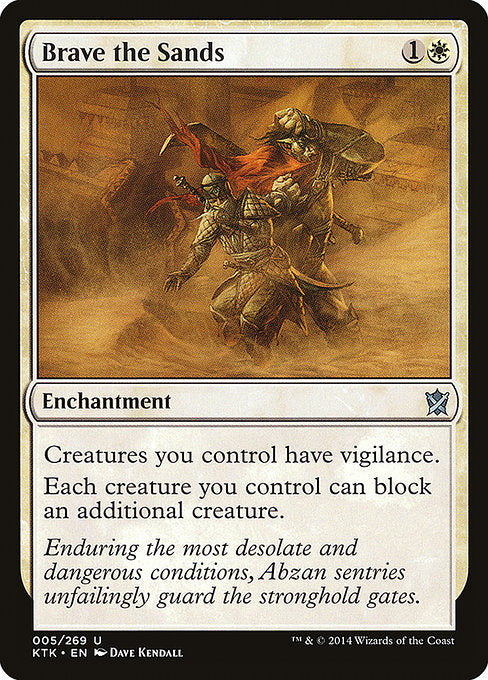 Brave the Sands - Foil