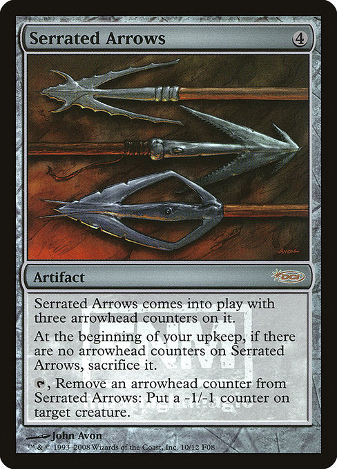 Serrated Arrows - Foil - FNM Promo