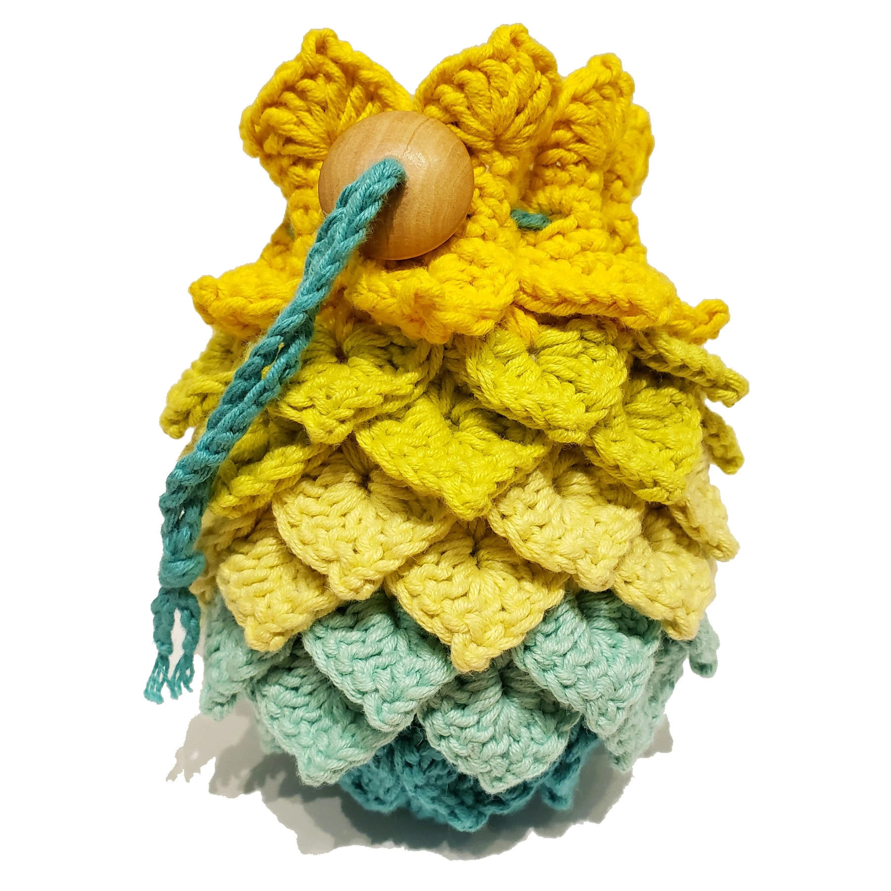 Crocheted Dragon Egg Dice Bags