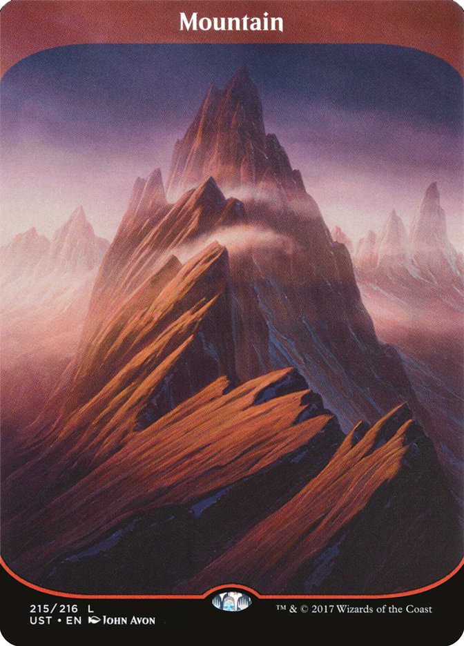 Mountain (215) - Full Art - Foil