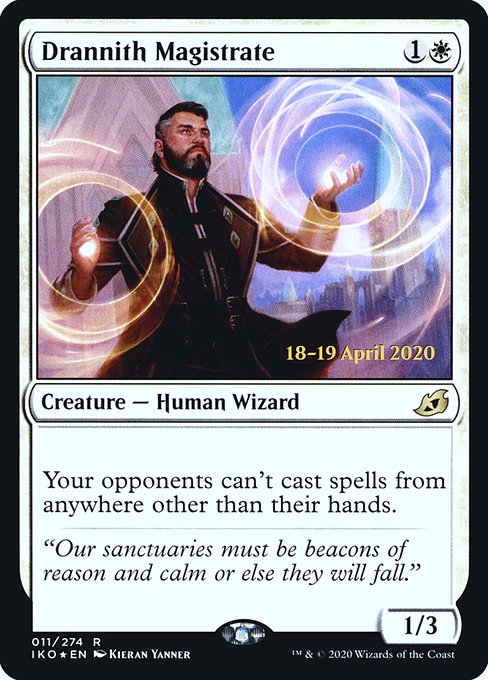 Drannith Magistrate - Foil - Prerelease Promo