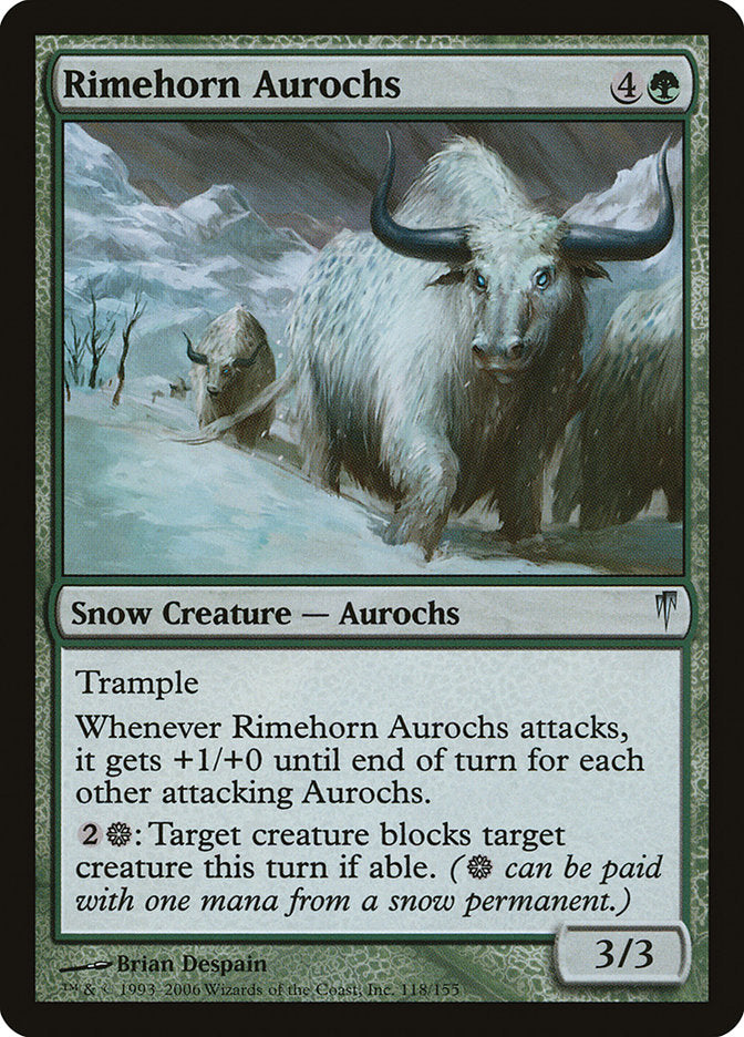 Rimehorn Aurochs - Foil