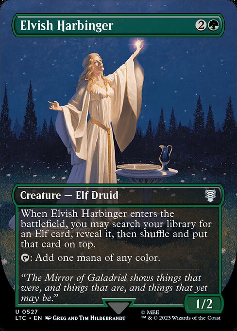 Elvish Harbinger - Silver Foil