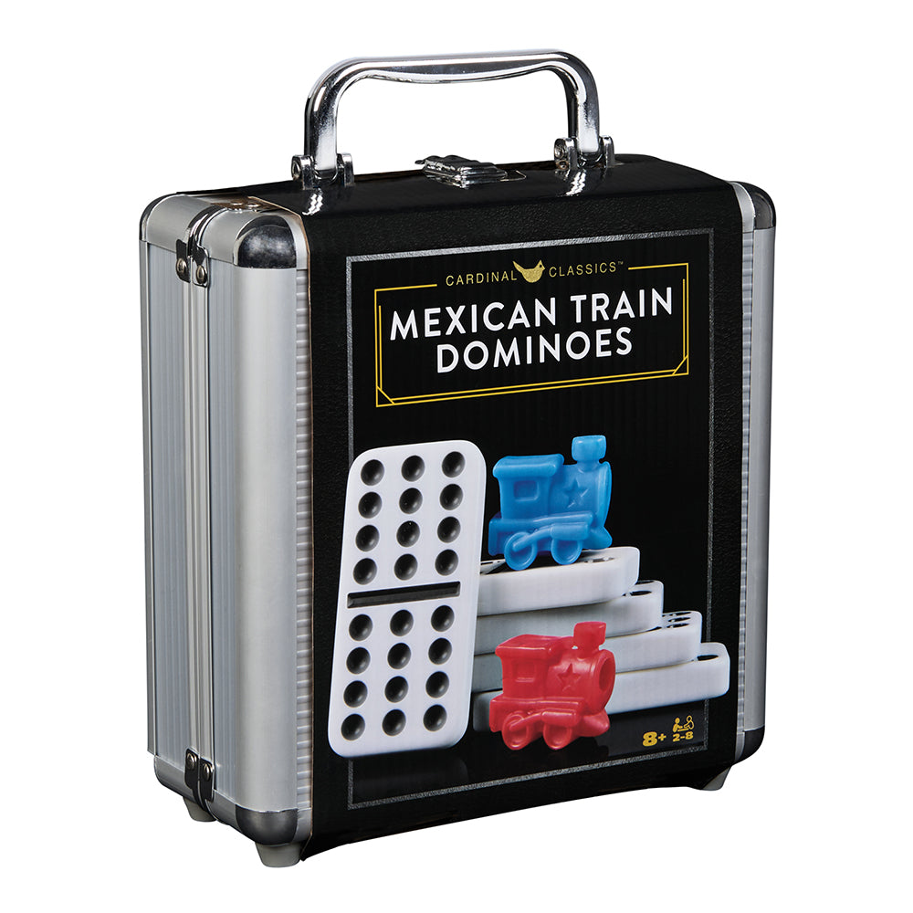 Double-12 Dominoes (Mexican Train) with Aluminum Case