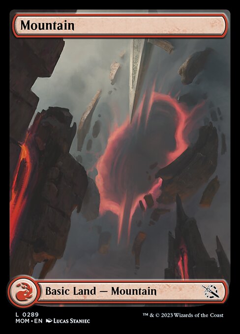 Mountain (289) - Full Art - Foil