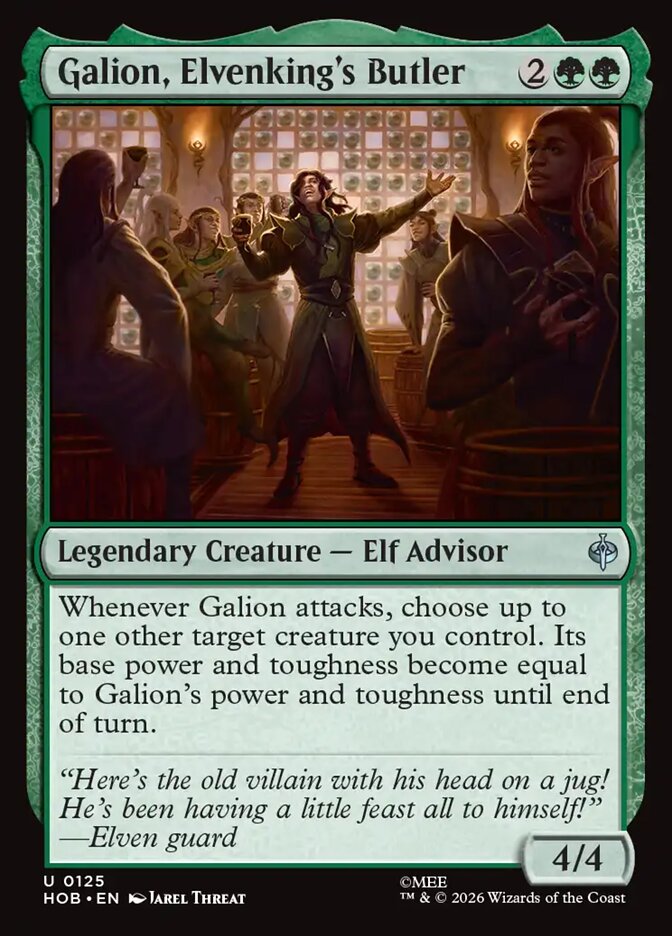 Galion, Elvenking's Butler - Foil