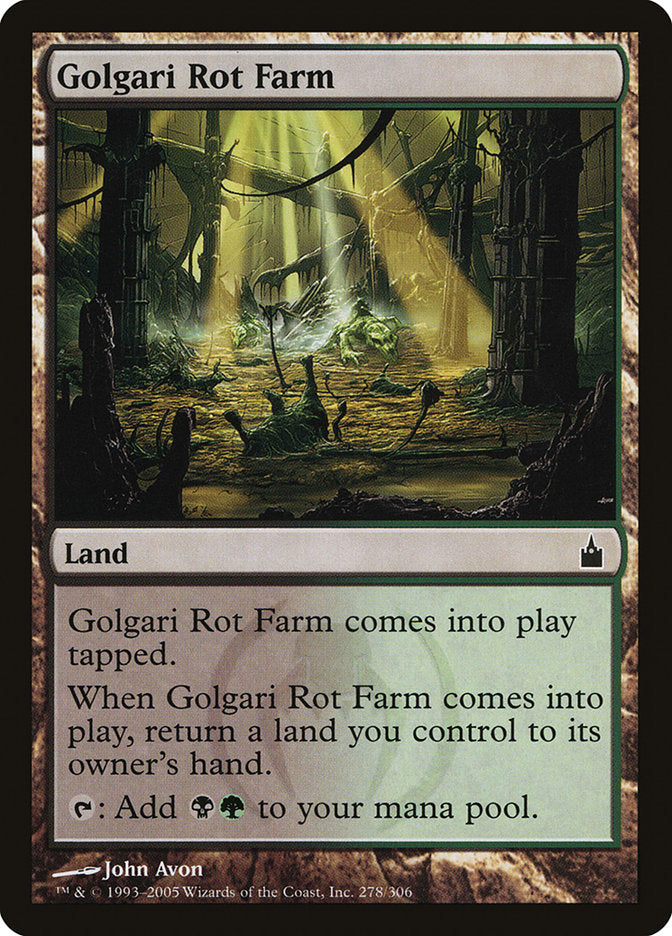Golgari Rot Farm - Foil