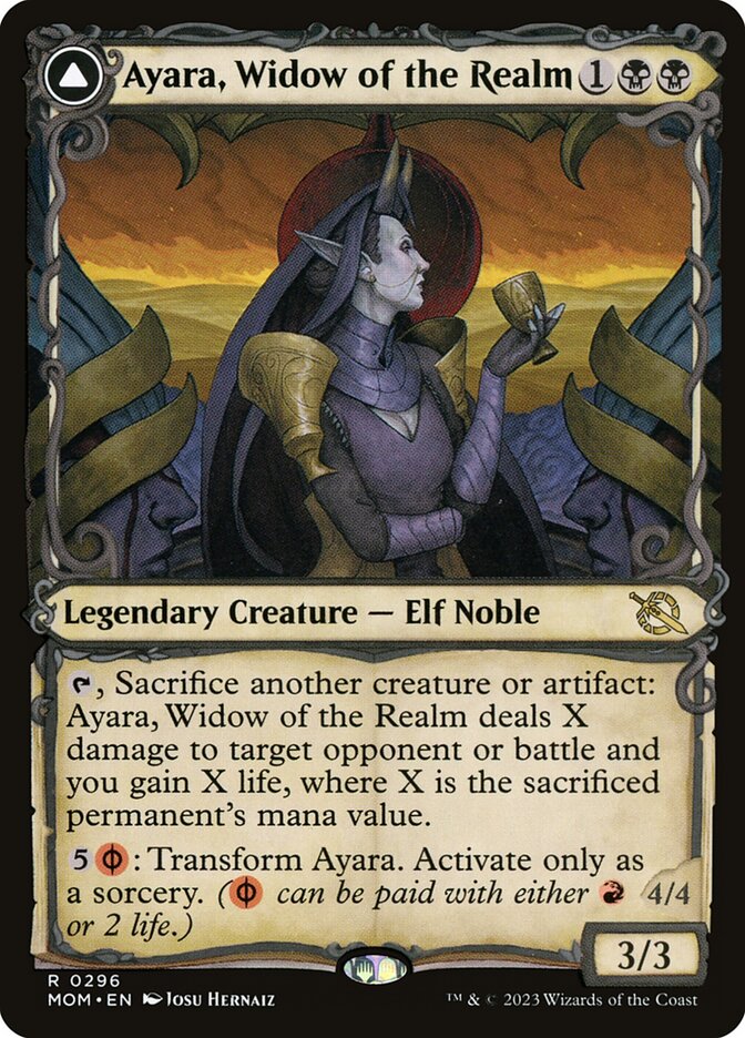 Ayara, Widow of the Realm - Foil