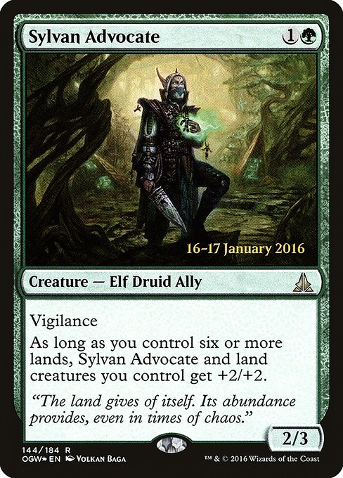 Sylvan Advocate - Foil - Prerelease Promo