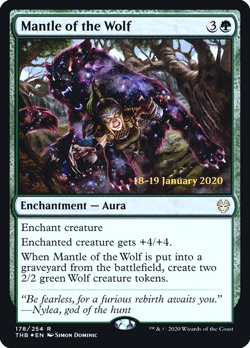 Mantle of the Wolf - Foil - Prerelease Promo