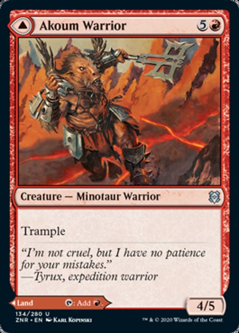 Akoum Warrior - Foil