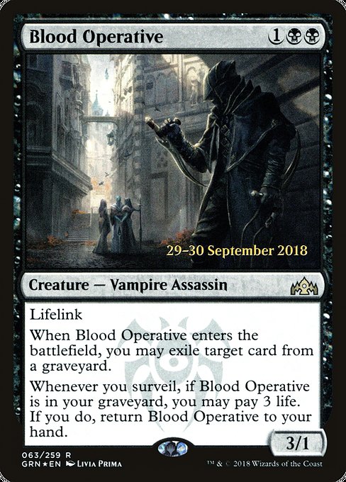 Blood Operative - Foil - Prerelease Promo