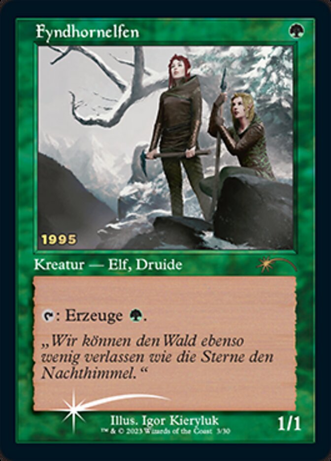 Fyndhorn Elves - 30th Anniversary Foil (German)
