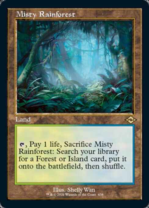 Misty Rainforest - Foil-Etched