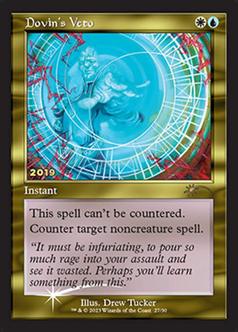 Dovin's Veto - Foil - 30th Anniversary Promo