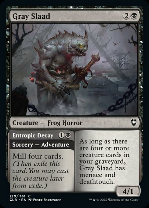 Gray Slaad - Foil