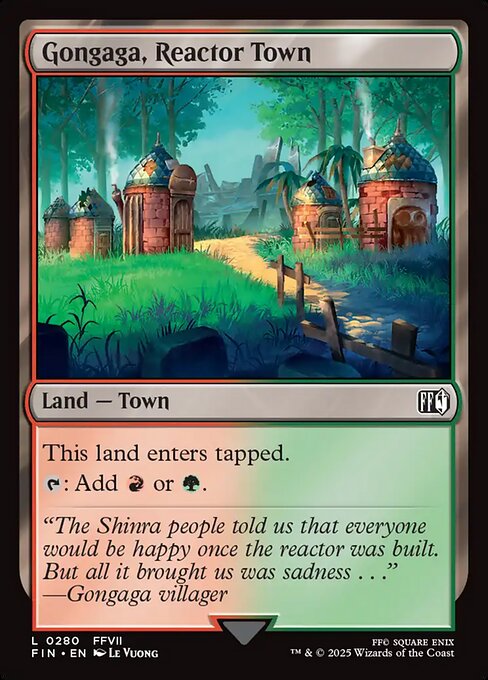 Gongaga, Reactor Town - Foil