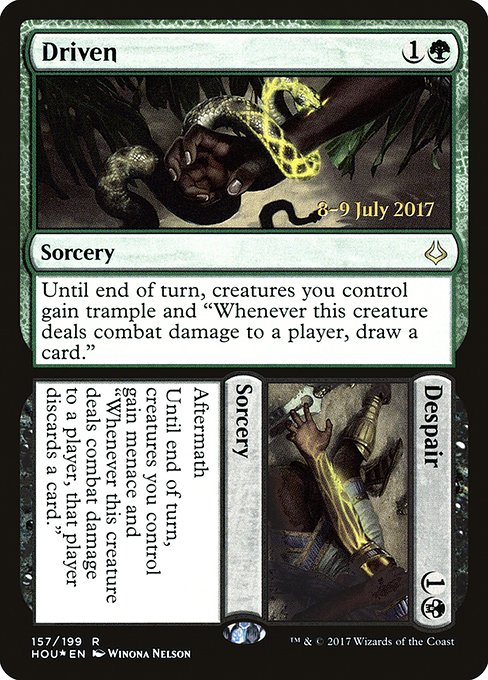 Driven // Despair - Foil - Prerelease Promo