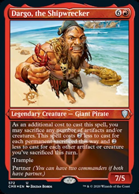 Dargo, the Shipwrecker - Foil-Etched