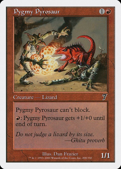 Pygmy Pyrosaur - Foil