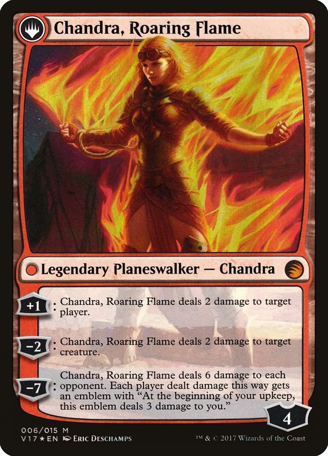 Chandra, Fire of Kaladesh // Chandra, Roaring Flame - Foil
