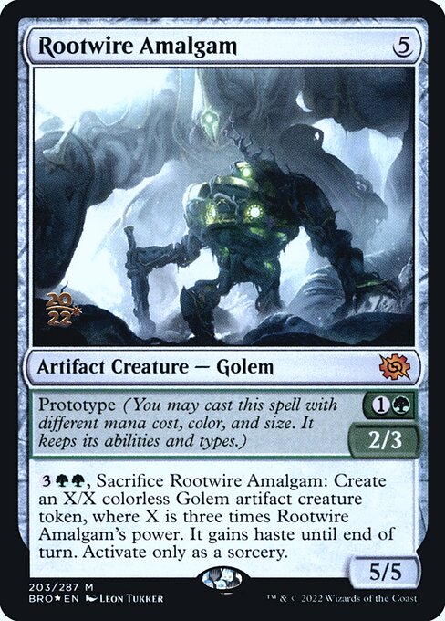Rootwire Amalgam - Foil - Prerelease Promo