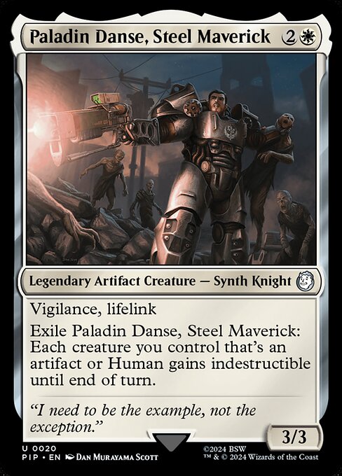 Paladin Danse, Steel Maverick - Foil