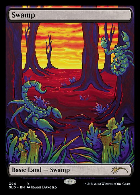 Swamp (394) Full Art - Foil