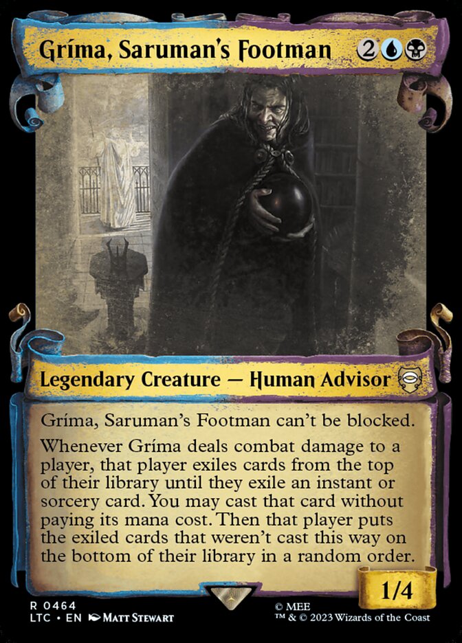 Grima, Saruman's Footman - Silver Foil
