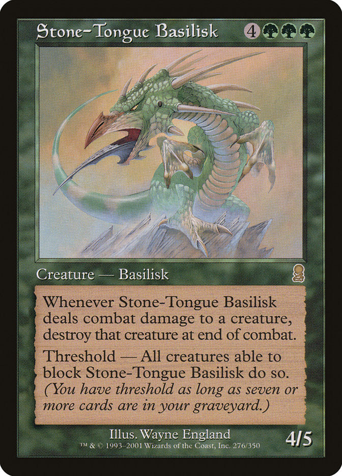 Stone-Tongue Basilisk - Foil