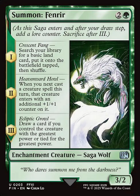 Summon: Fenrir - Foil