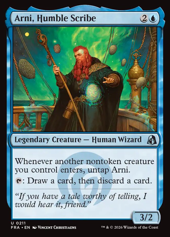 Arni, Humble Scribe - Foil