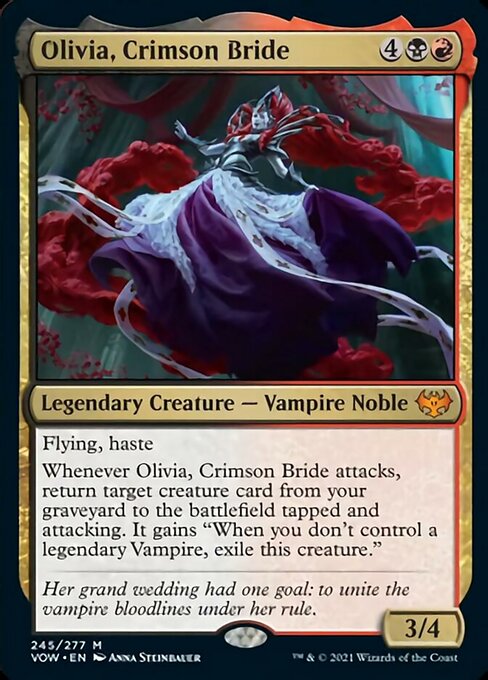 Olivia, Crimson Bride - Foil