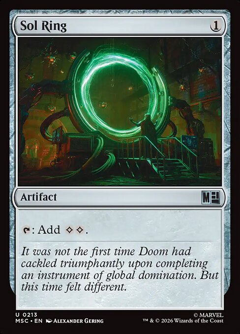 Sol Ring (0213) - Surge Foil
