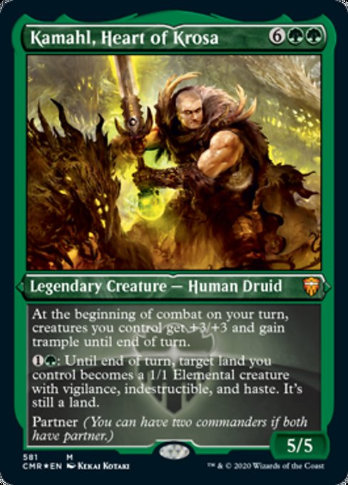 Kamahl, Heart of Krosa - Foil-Etched