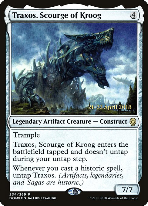 Traxos, Scourge of Kroog - Foil - Prerelease Promo