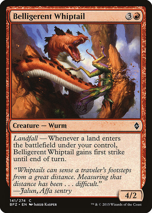 Belligerent Whiptail - Foil