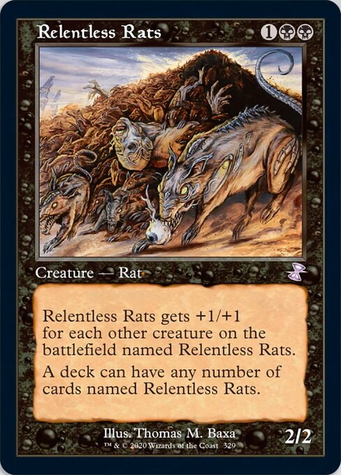 Relentless Rats - Foil