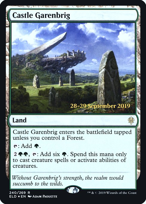 Castle Garenbrig - Foil - Prerelease Promo