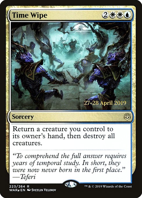 Time Wipe - Foil - Prerelease Promo