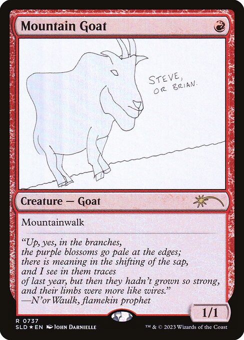 Mountain Goat - Foil