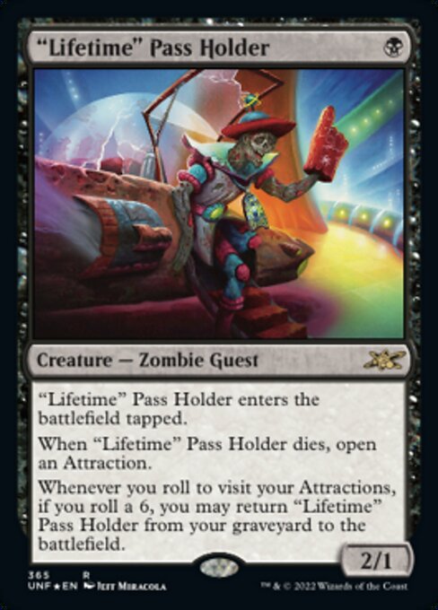 Lifetime Pass Holder - Galaxy Foil