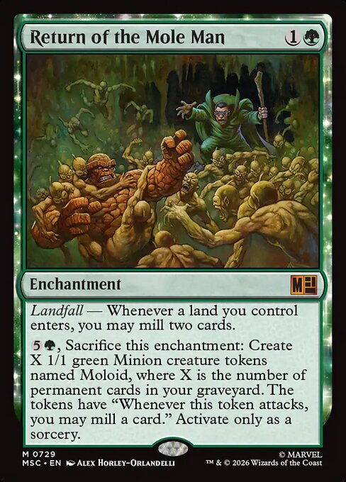 Return of the Mole Man - Foil