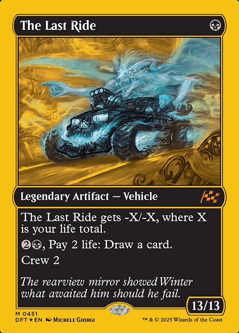 The Last Ride - First Place Foil