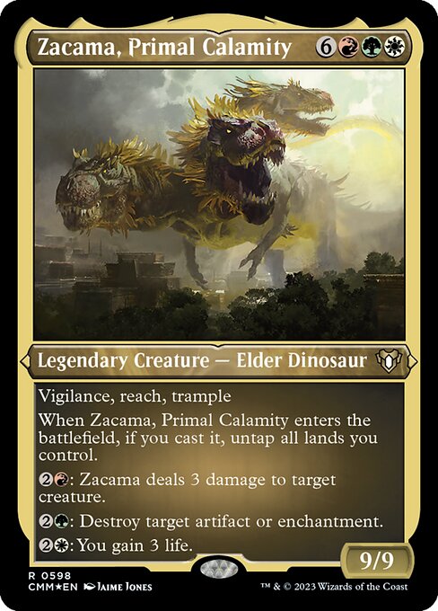 Zacama, Primal Calamity - Foil-Etched