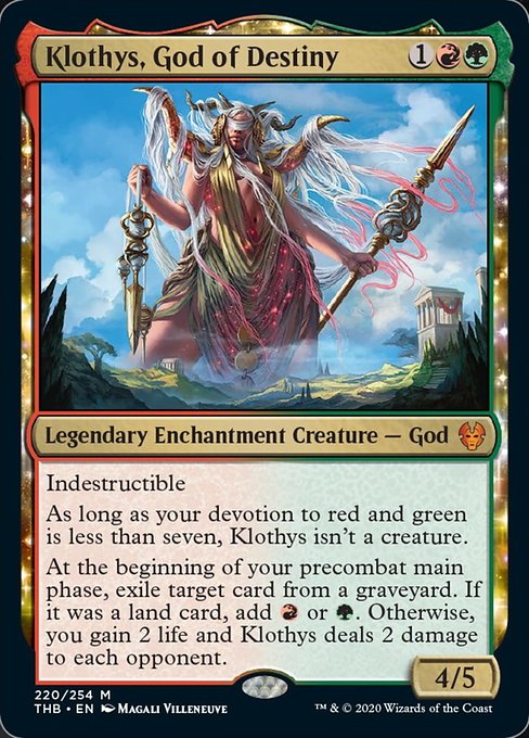 Klothys, God of Destiny - Foil