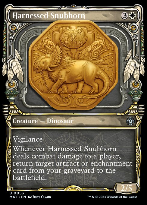 Harnessed Snubhorn - Foil