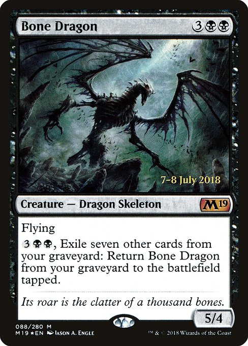 Bone Dragon - Foil - Prerelease Promo