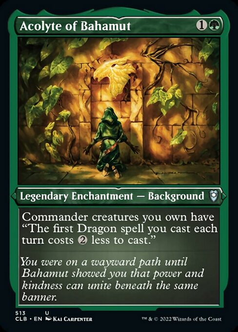 Acolyte of Bahamut - Foil-Etched
